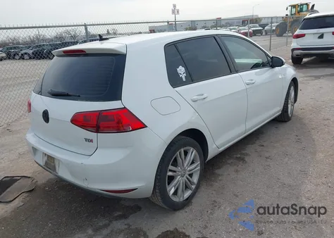 2015 Volkswagen Golf Tdi Se 4-Door из США, поврежденный, VIN 3VW2A7AU8FM022475